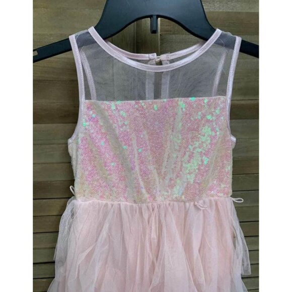 NWT RMLA Formal Sequin Dress Party Y2K Boho Girls Size 6X Pink - Picture 2 of 4